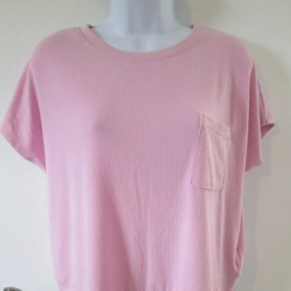 2 for 1 GAP GapBody Women's Ribbed Short-Sleeve Pajama Top NWT Sz M - Picture 5 of 5
